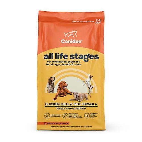 Canidae, 犬科,所有生命阶段,干狗粮,鸡肉粉和米饭,每片 1 粒/5 磅