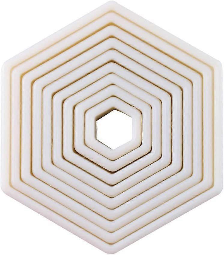 9-delars Hexagon Nylon Cookie Cutter Set (Hexagon) - -