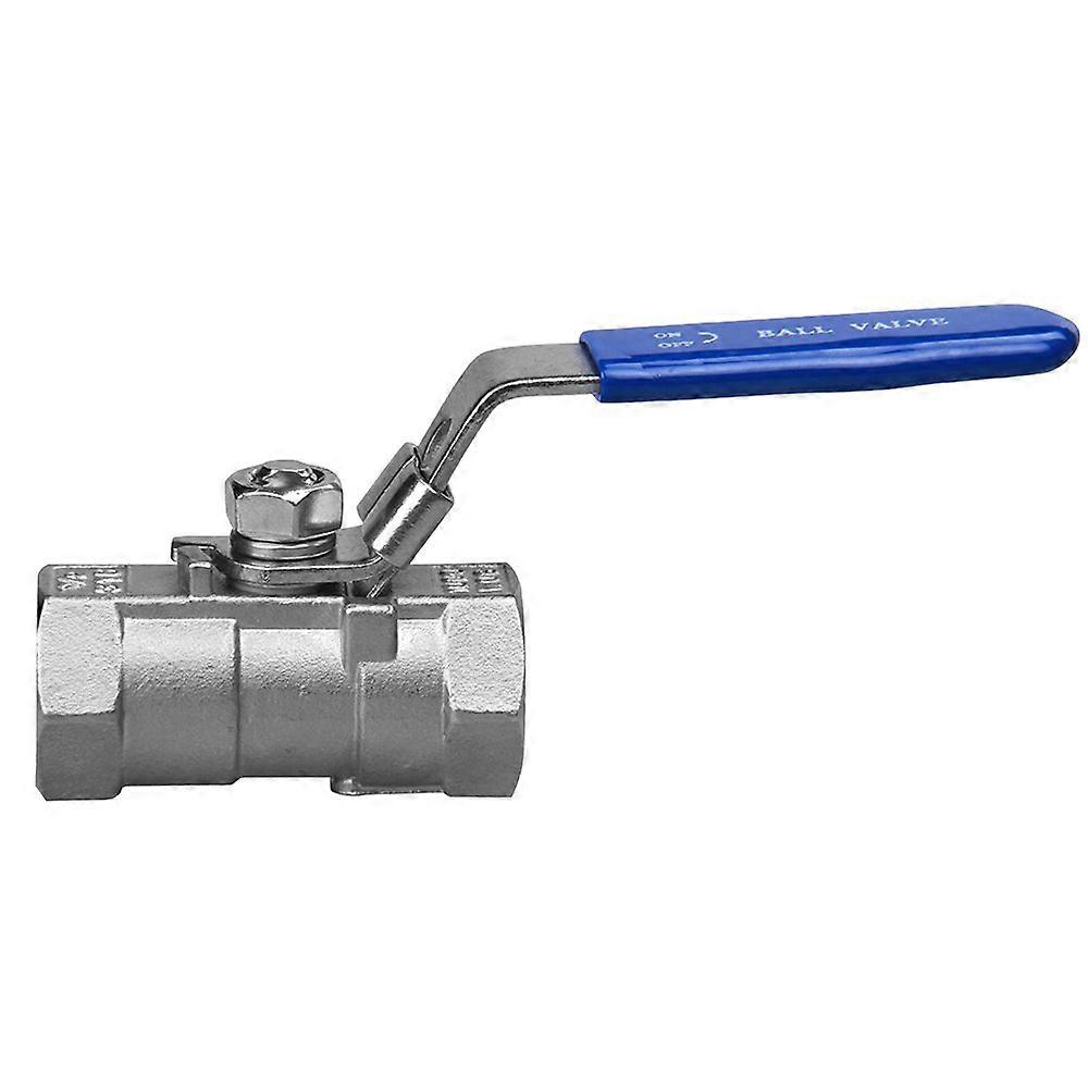 3/8’’ 304 Stainless Steel Ball Valve - Threaded Quick-Connect Fitting