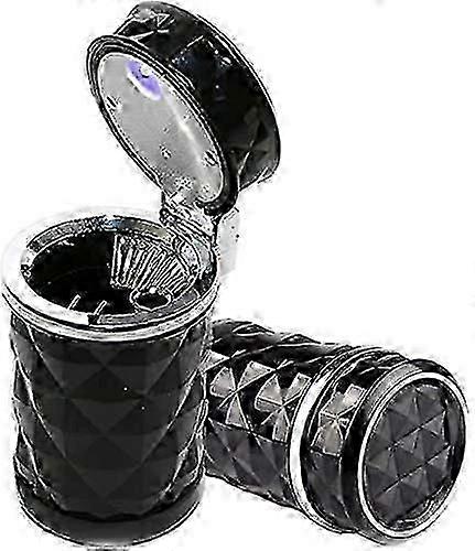 Car Ashtray, Portable Indoor Outdoor Ashtray, Portable Car Ashtray with LED Light, Ashtray for Car