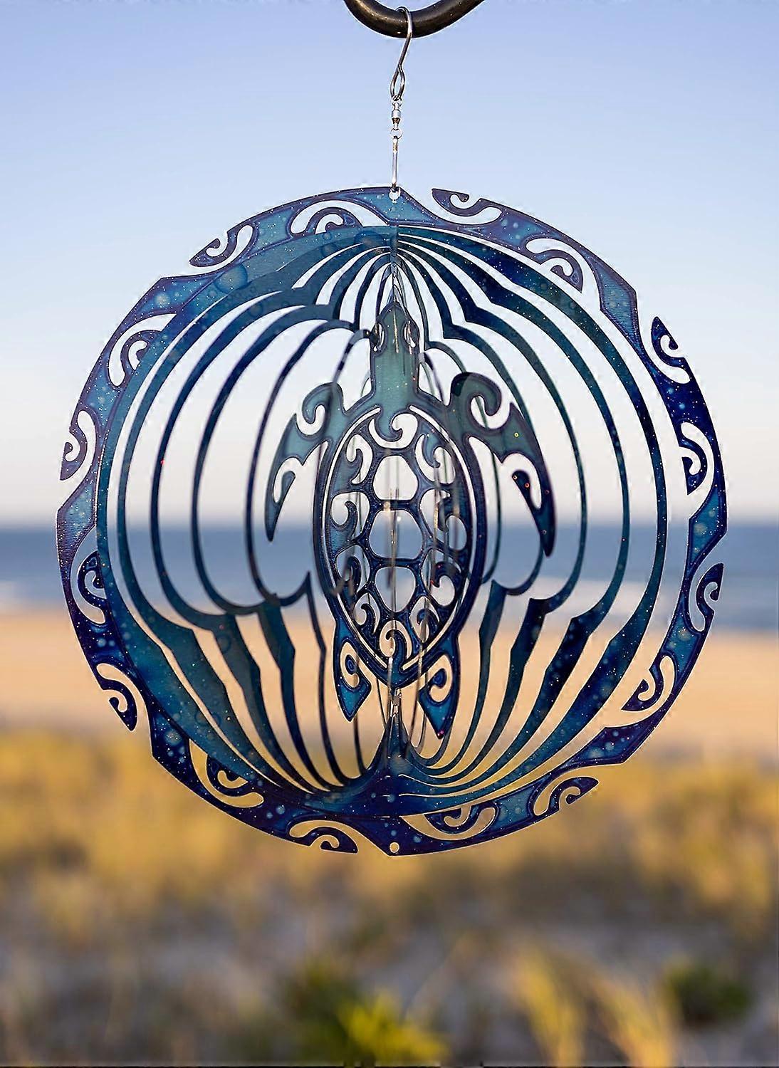 Turtle Rotating Wind Chime