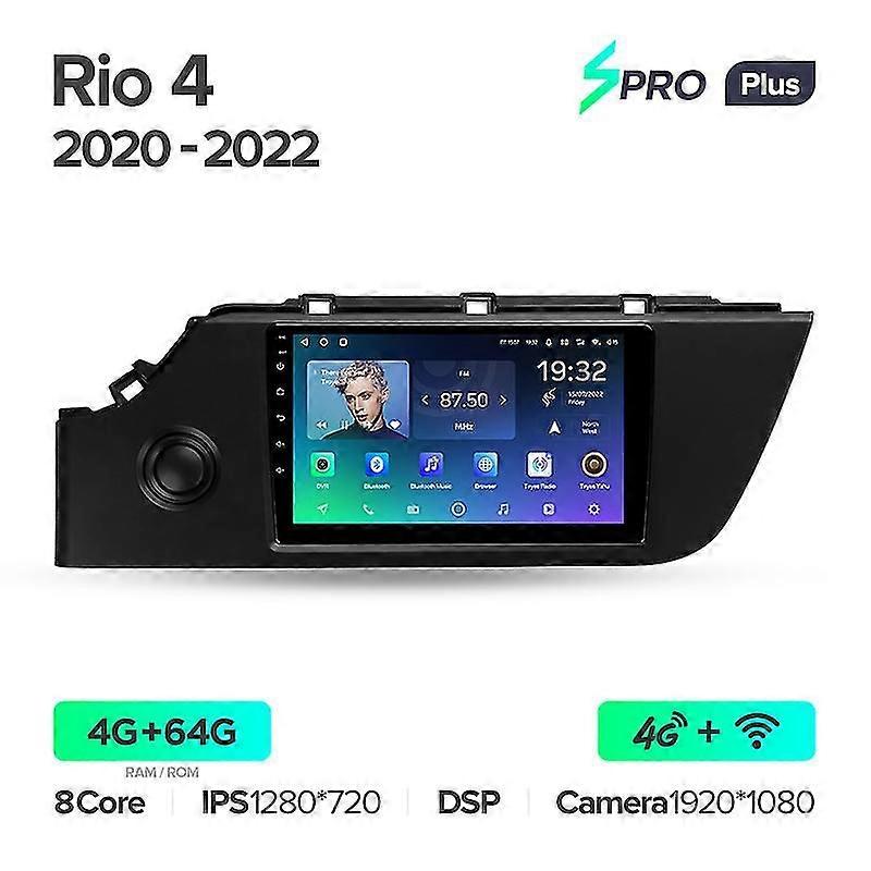 For  Rio 4 Iv Fb 2020 - 2022 Car Radio Multimedia Video Player Navigation Gps Android 10 No 2din 2 Din Dvd