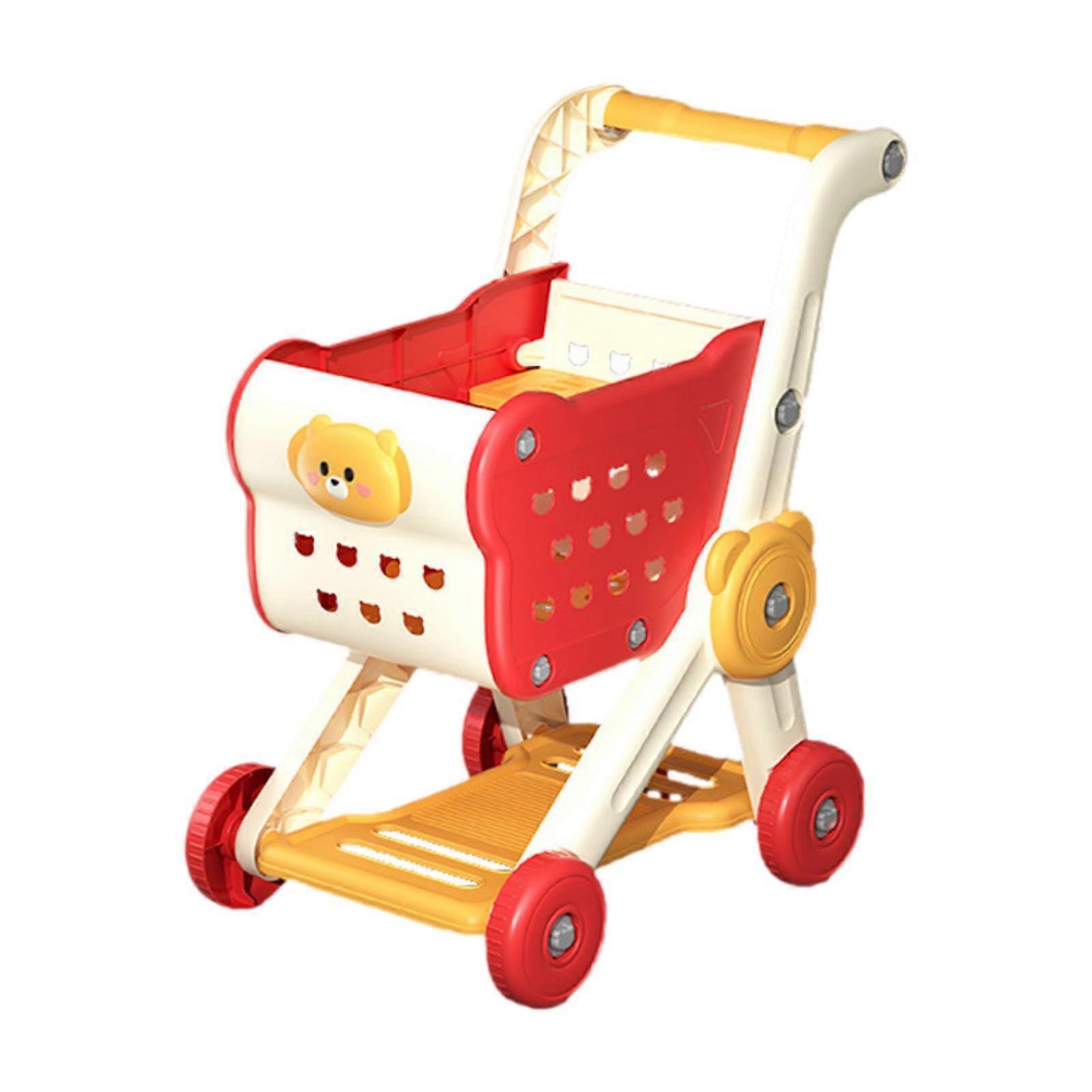 Enfants Chariot Jouet Chariot Ensemble de Jeu Jouets Créatifs Épicerie Chariots Jouet