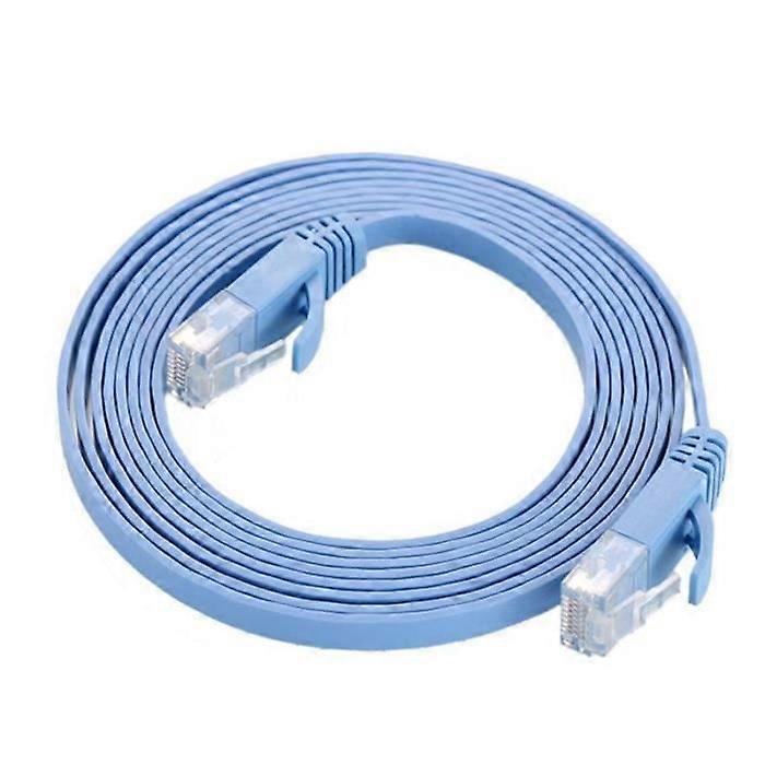 Network cable - MICRO CONNECT - Rollover - 3m - RJ45 - Blue