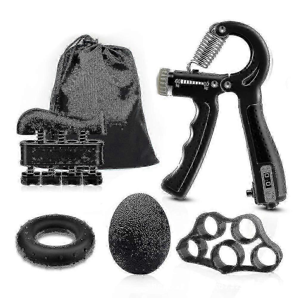 Hand Grip Strengthener With Adjustable Resistance, Hand Workout Squeezer