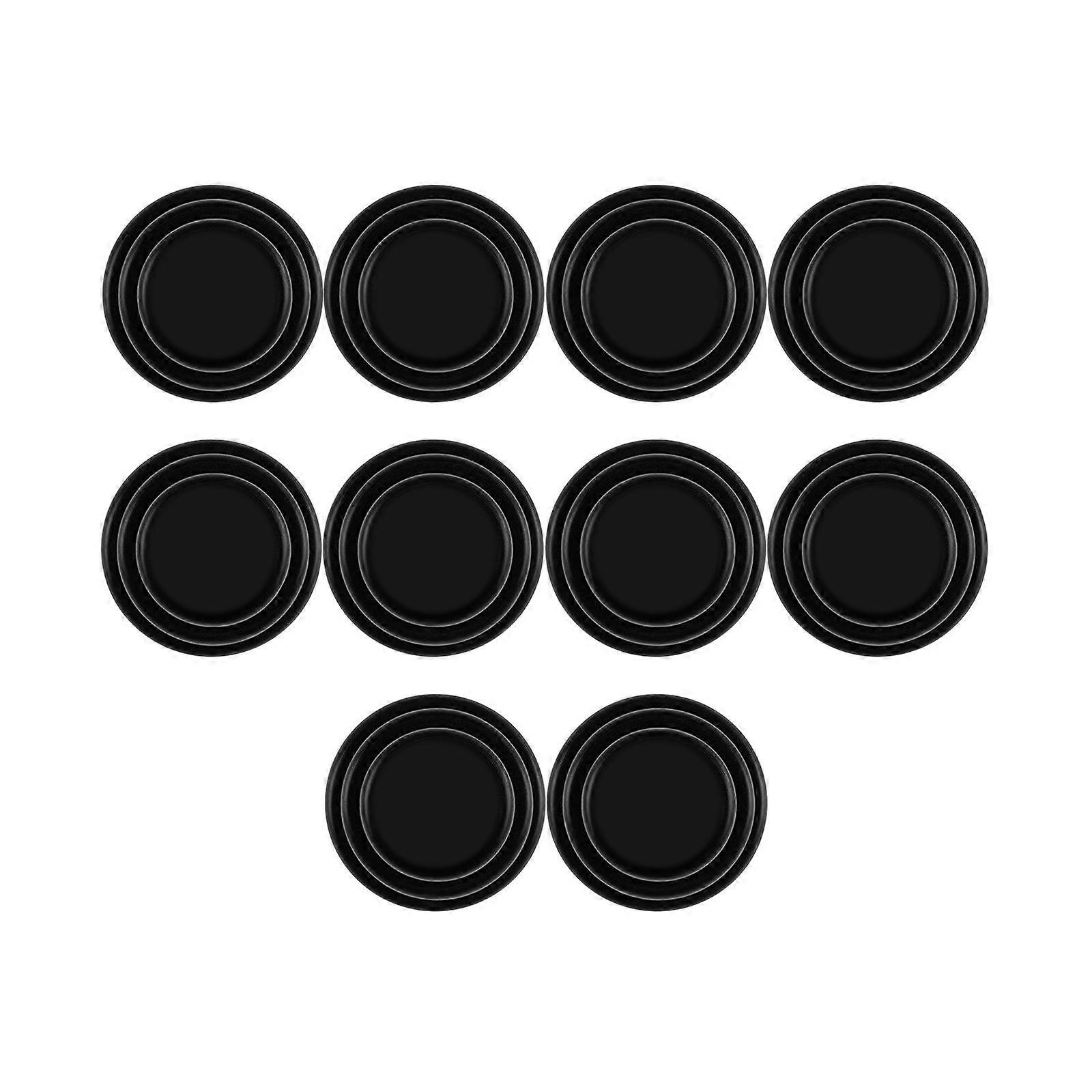 10Pcs Porte De Voiture Anti Collision Joint Universel Décoratif Pour Camion Noir