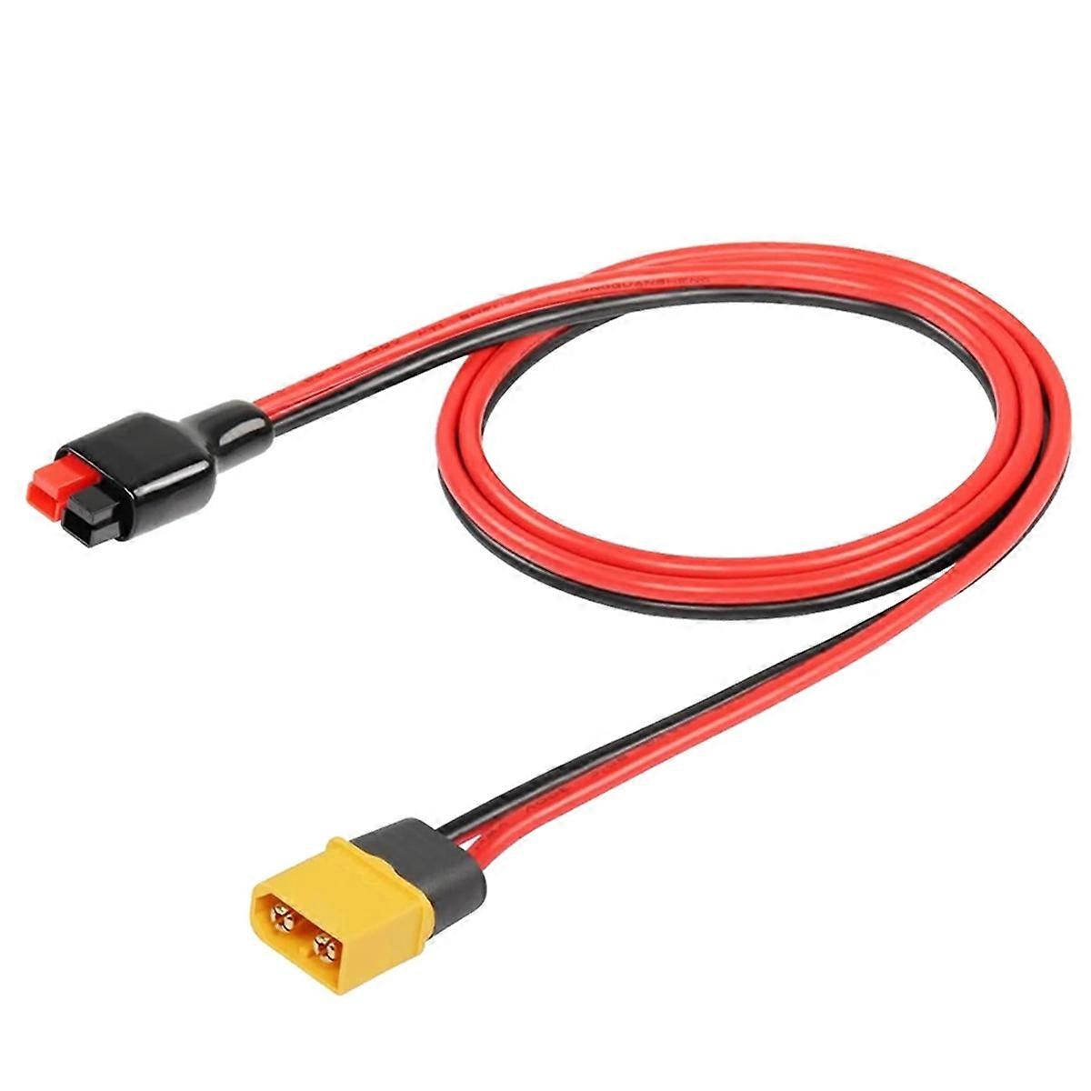 30a Anderson to XT60 Adapter Cable Aircraft Carrier Extension Cable Mobile Energy Storage Battery Charging Cable