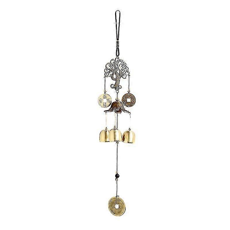 1pcs Leaves Shaped Copper Wind Chimes