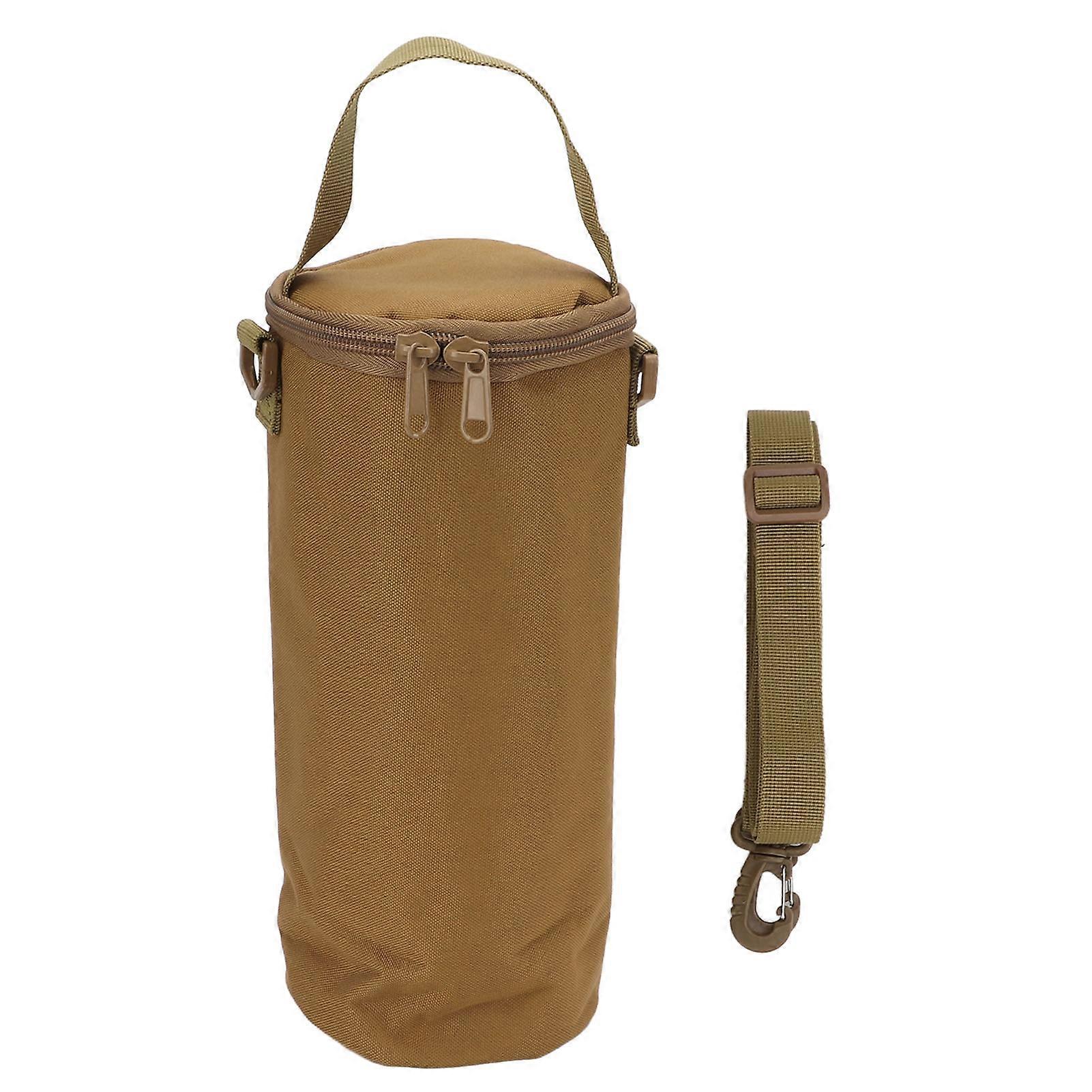 Camping Storage Bag Double Zipper Handle Design Storage Bag with Shoulder Strap for Gas Tanks Camping Lights