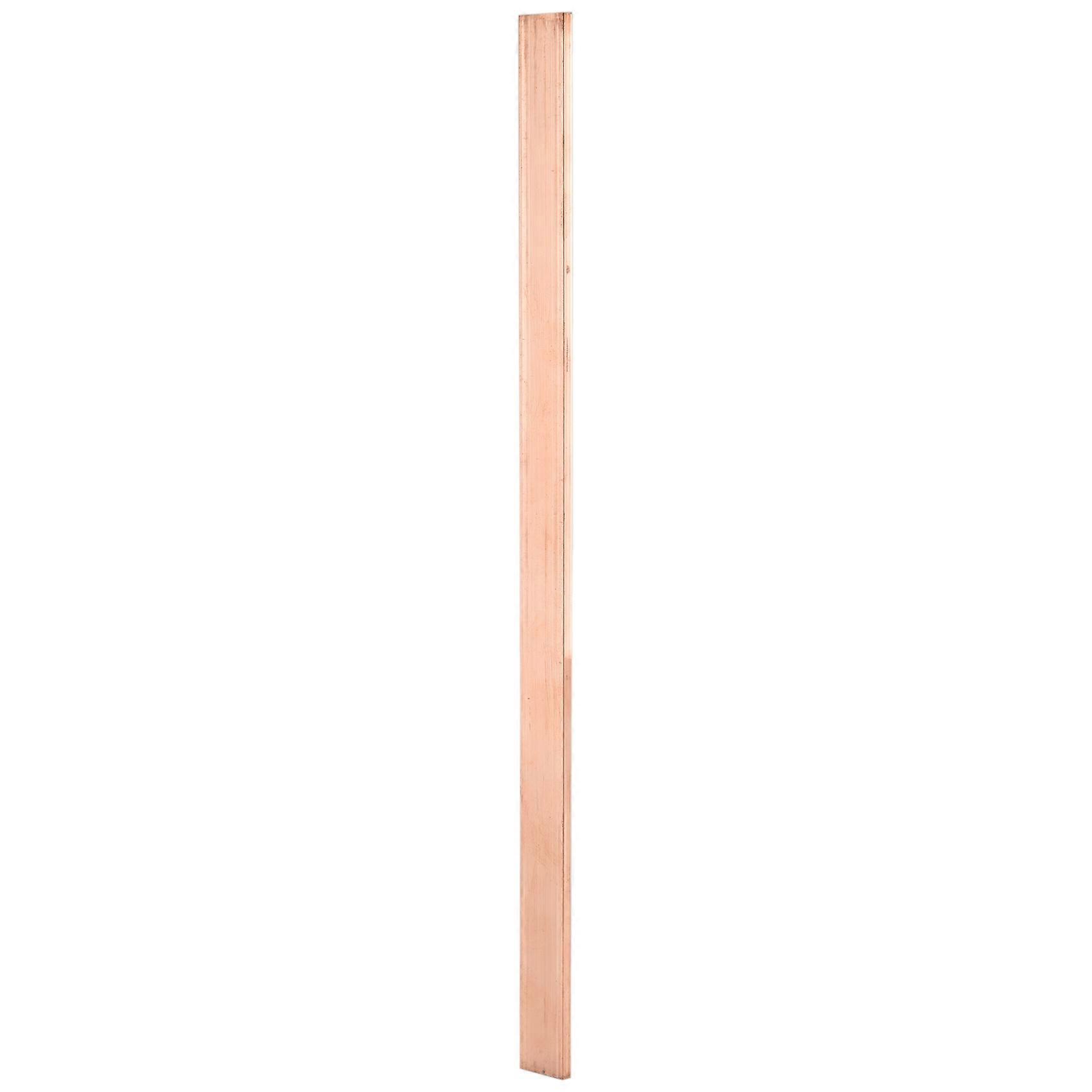 99.6% T2 Copper Cu Flat Bar Plate 3 x 15 x 250mm Metal Strip