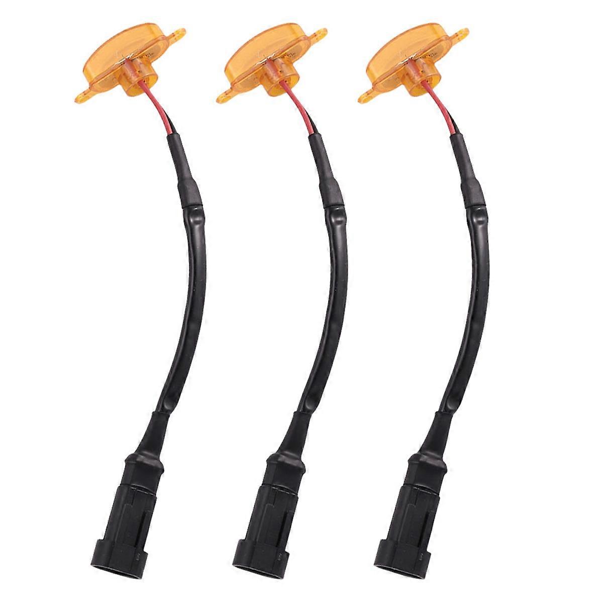Lot de 3 feux de calandre à LED pour pare-choc avant, feux de calandre à LED pour modèles 2004-2014 et 2014 et plus récents