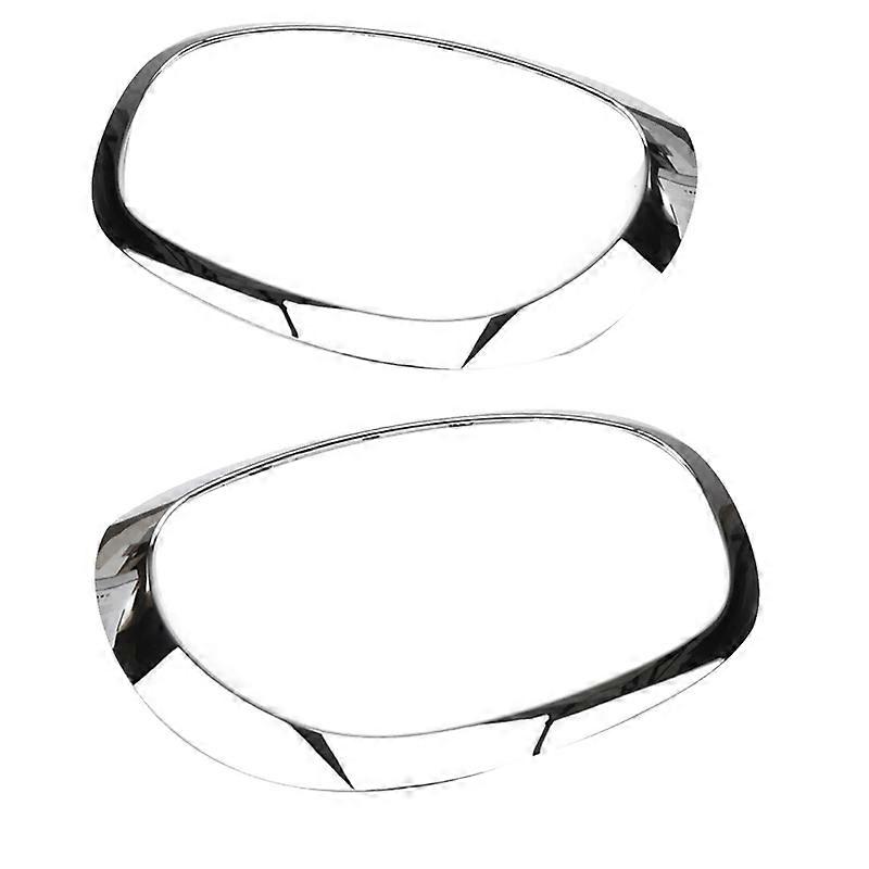 For MINI COUNTRYMAN F60 front left right headlight chrome trim