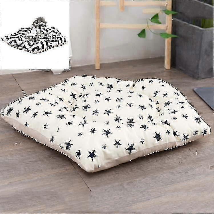Bird Cage Bird Baths Pet Tent Sleeping Mat Dog Bed Specification: Large 50cm Beige Star