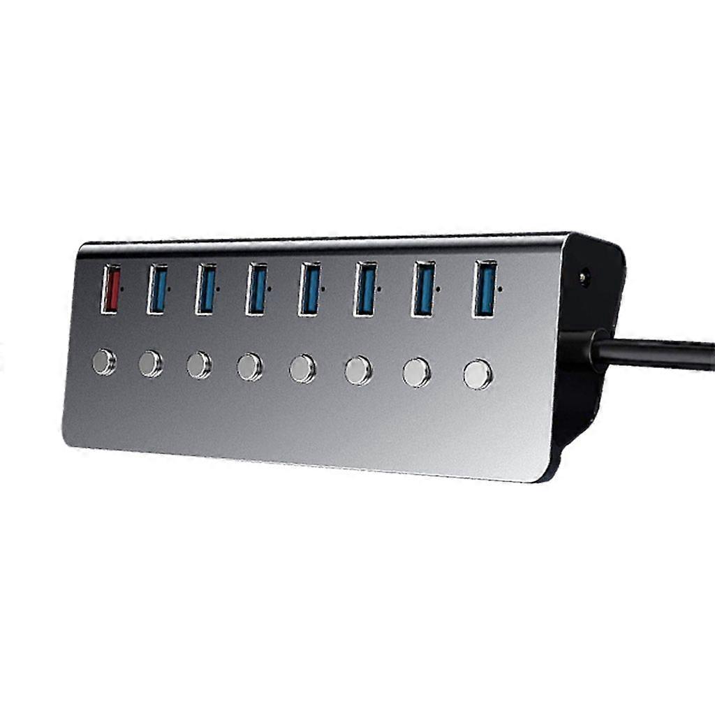 USB 3.0 Hub USB Splitter with Charging Port, Independent Sub Control Switch