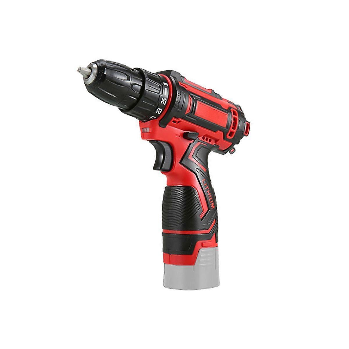 Compact Cordless Drill Driver - With Torque Settings and LED Lamp