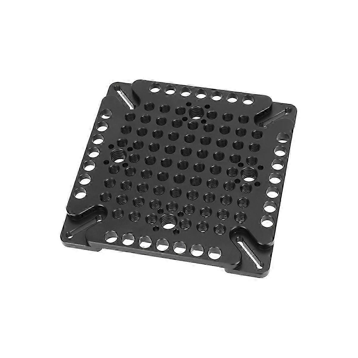 Multipurpose Camera Cheese Plate with Mount M12 Threads for Accessory Expansion Baseplate