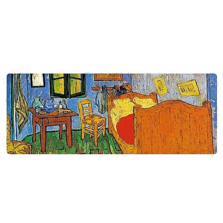 Large Oil Painting Mouse Pad-300x800x4mm,Rubber,Locked Design-Room