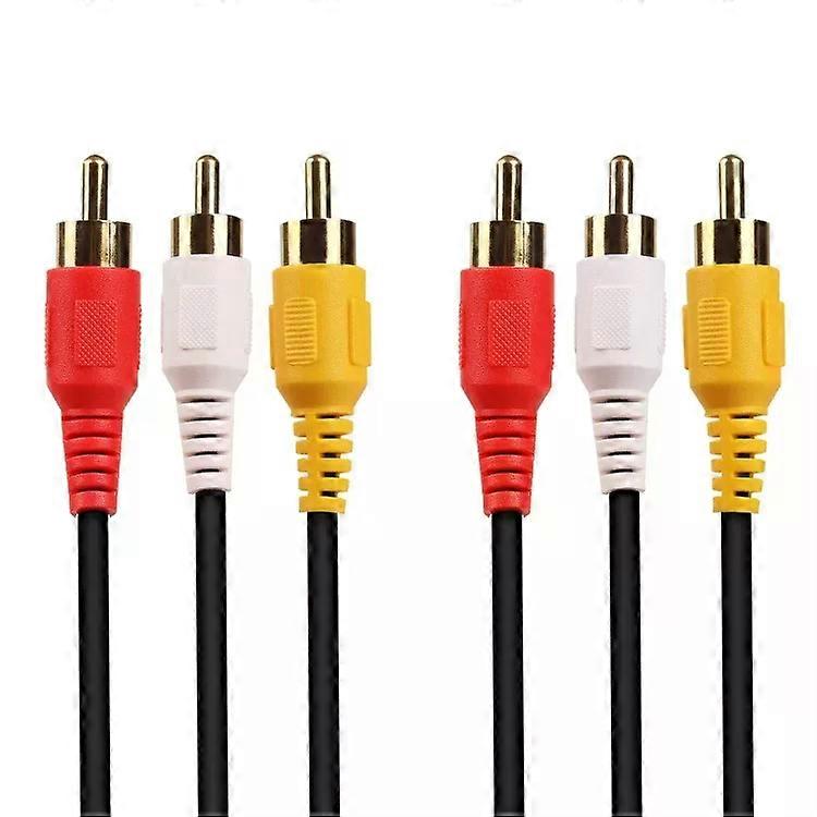 RCA AV Cable-3m Stereo Audio Video Cable,Normal Quality by