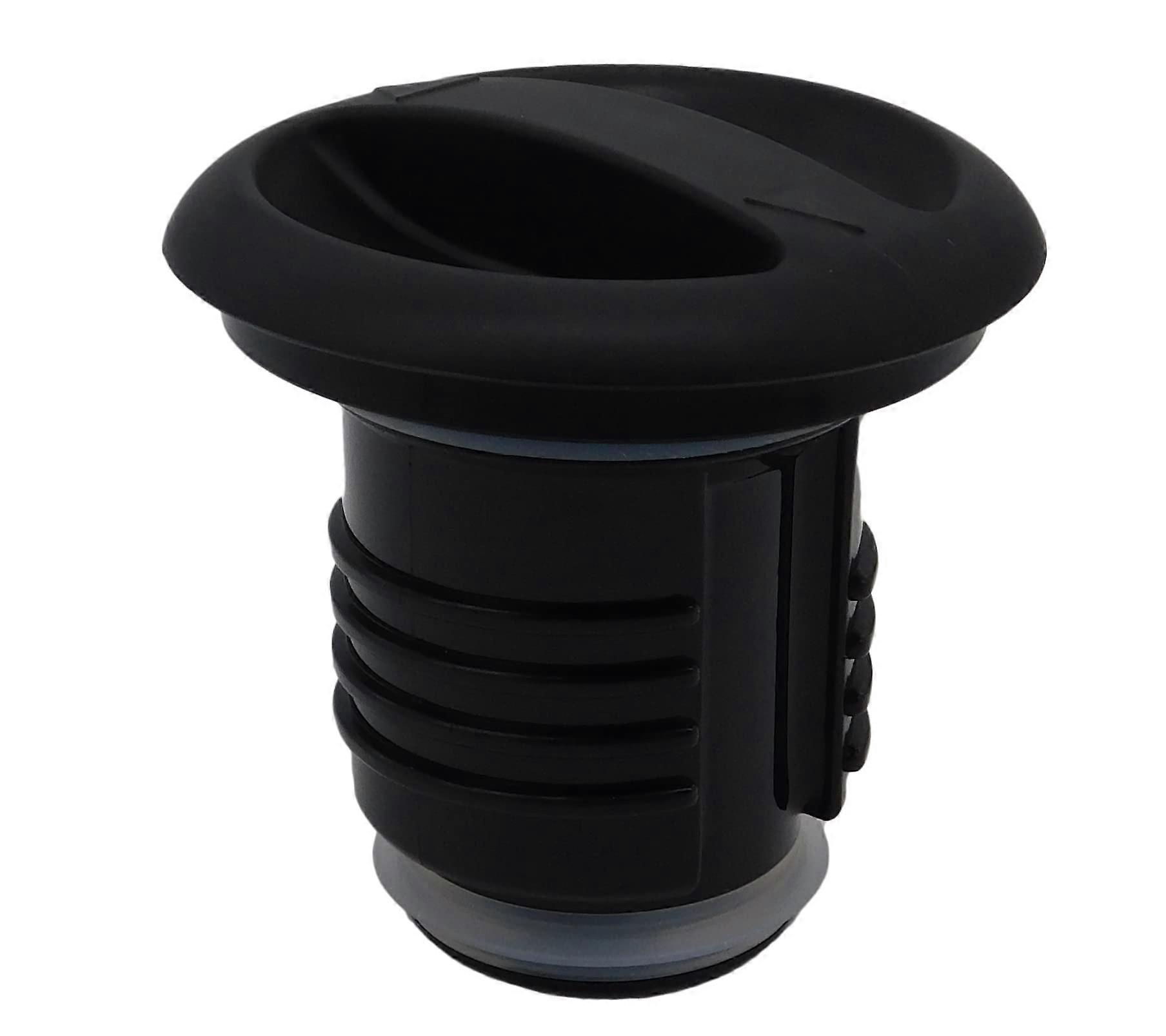 FN447 Replacement Twist Lid Stopper for TGB Carafes, Black, 6-Pack, Durable Plastic, Fits Most TGB Models