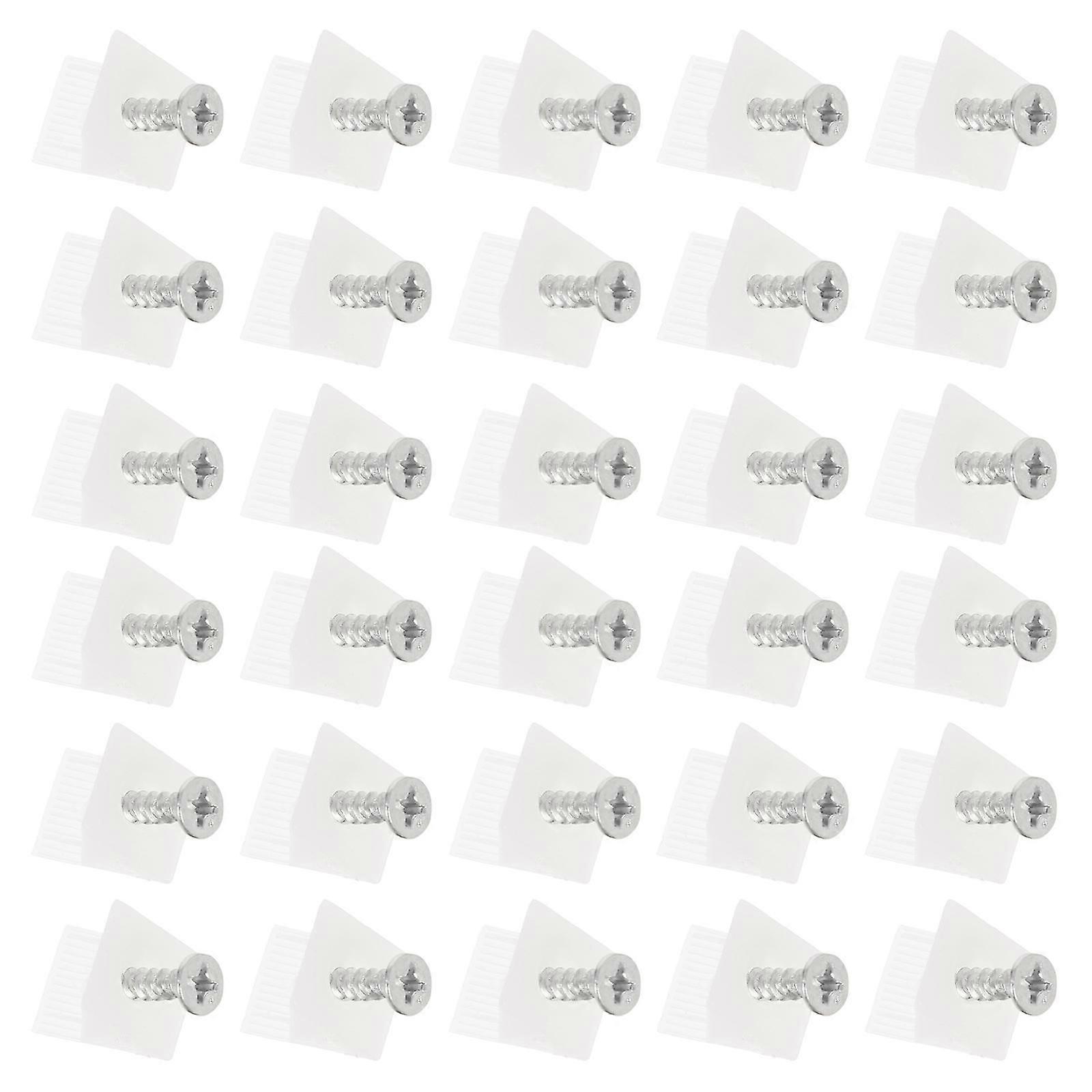 100 Pcs Kitchen Cabinet Shelves Invisible Shelf Bracket Plastic Corner Brace Diy Floating Shelf Bracket Blind Shelf Hardware