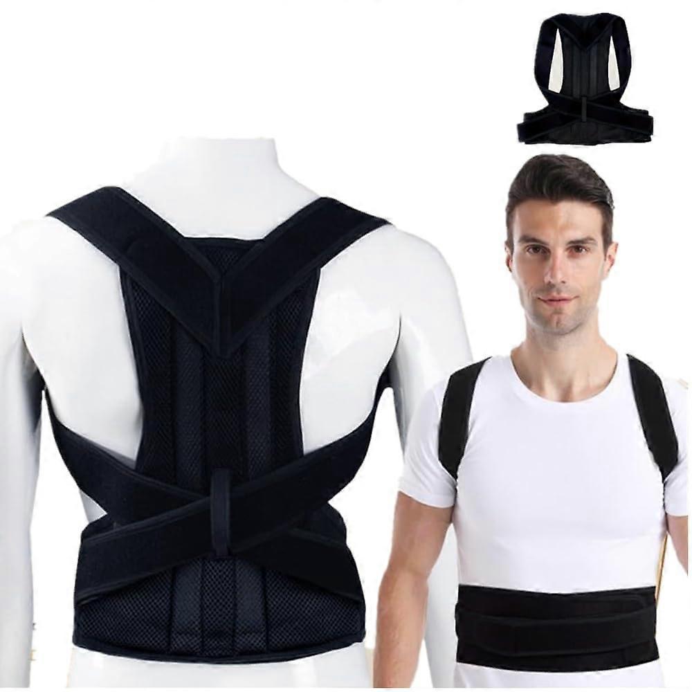 Premium Back Brace Posture Corrector Unisex, Adjustable Lumbar Support Belt, Small, Pain Relief, Spine Alignment