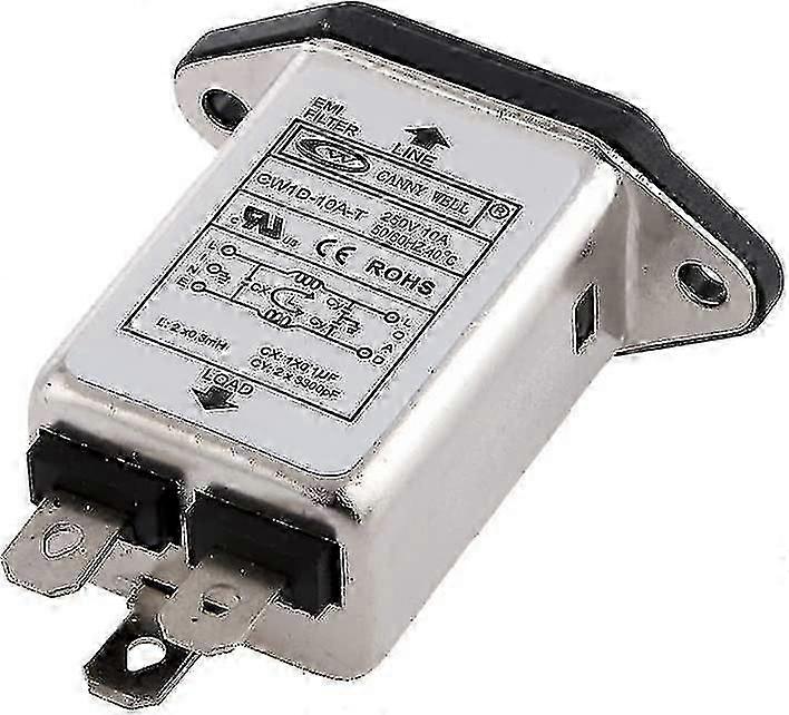 Cw1d-10a-t Supressor de Ruído Power Emi Filter Panel Mount Power Line