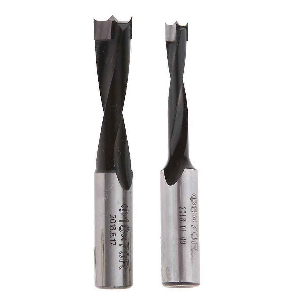 2Pcs 70mm Carbide Brad Point Boring Bits Right Hand Woodworking Drill Bits