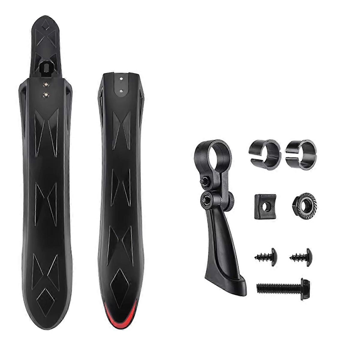 Bicycle Mudguards for 26-27.5 Inch Bikes,Universal Fit Reflective Bike Splash Guards,Mud Flap for En