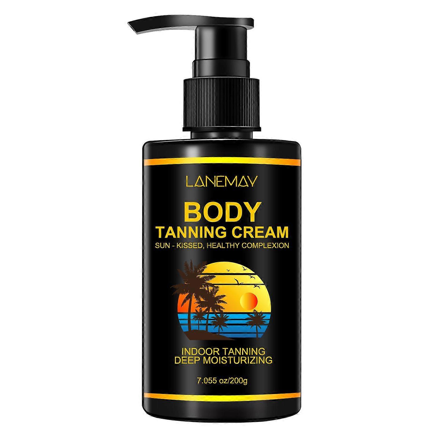 Tanning Cream, Natural Tanning Cream for Men and Women, Tanning Moisturizer, Gradual Tanning for Whole Body, Suitable for All Skin Types