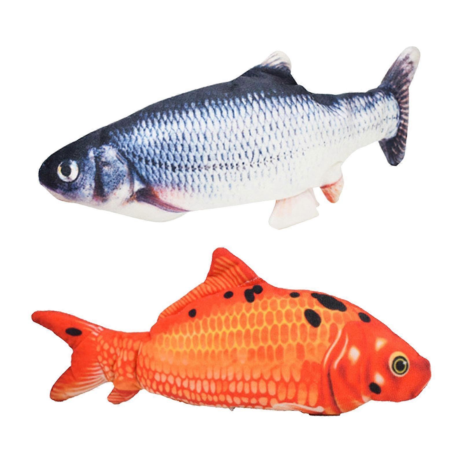 2Pcs Electric USB Floppy Moving Toy, Plush