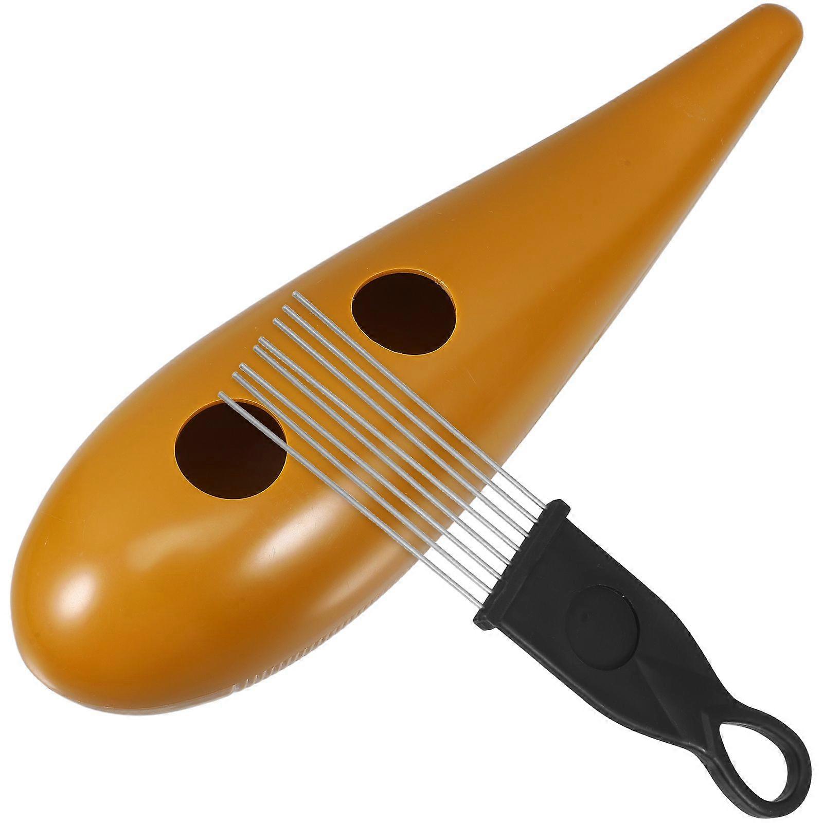 1 Set Toddler Guiro Musical Plaything With Guiro Scraper Precision Latin Percussions Scraper For Kid Music Rhythm And Sound Output