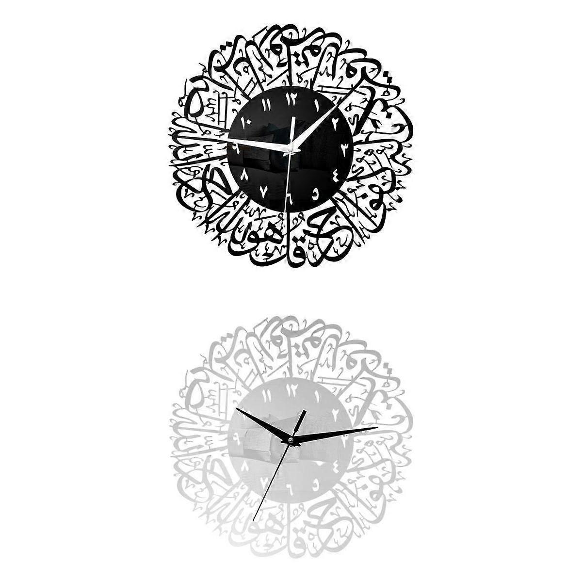 2x Religious Wall Clock Room Nursery Decor