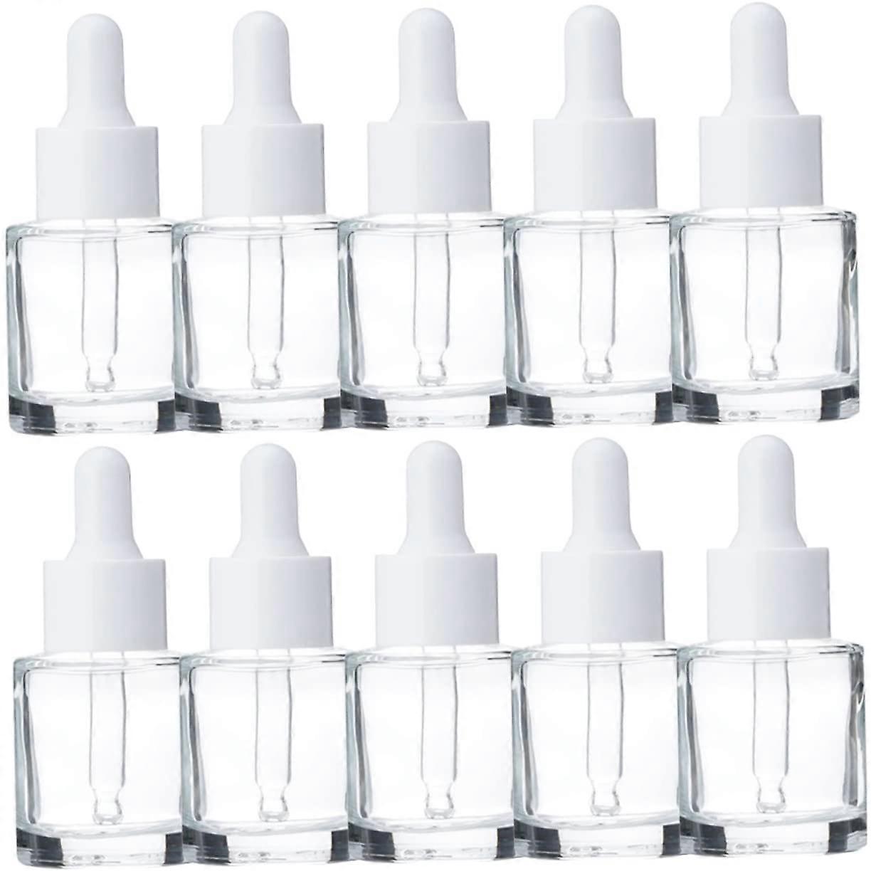 10pcs Essential Oil Glass Dropper Bottles for Travel Serum Bottle Empty