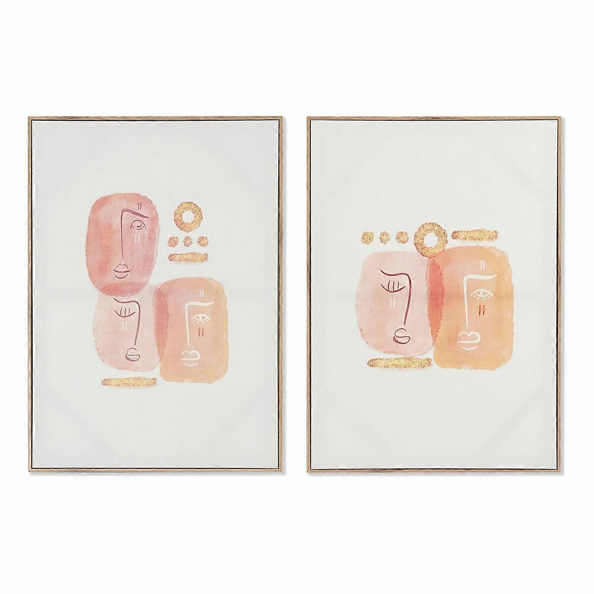 Canvas DKD Home Decor polystyrene canvas 50 x 3 x 70 cm