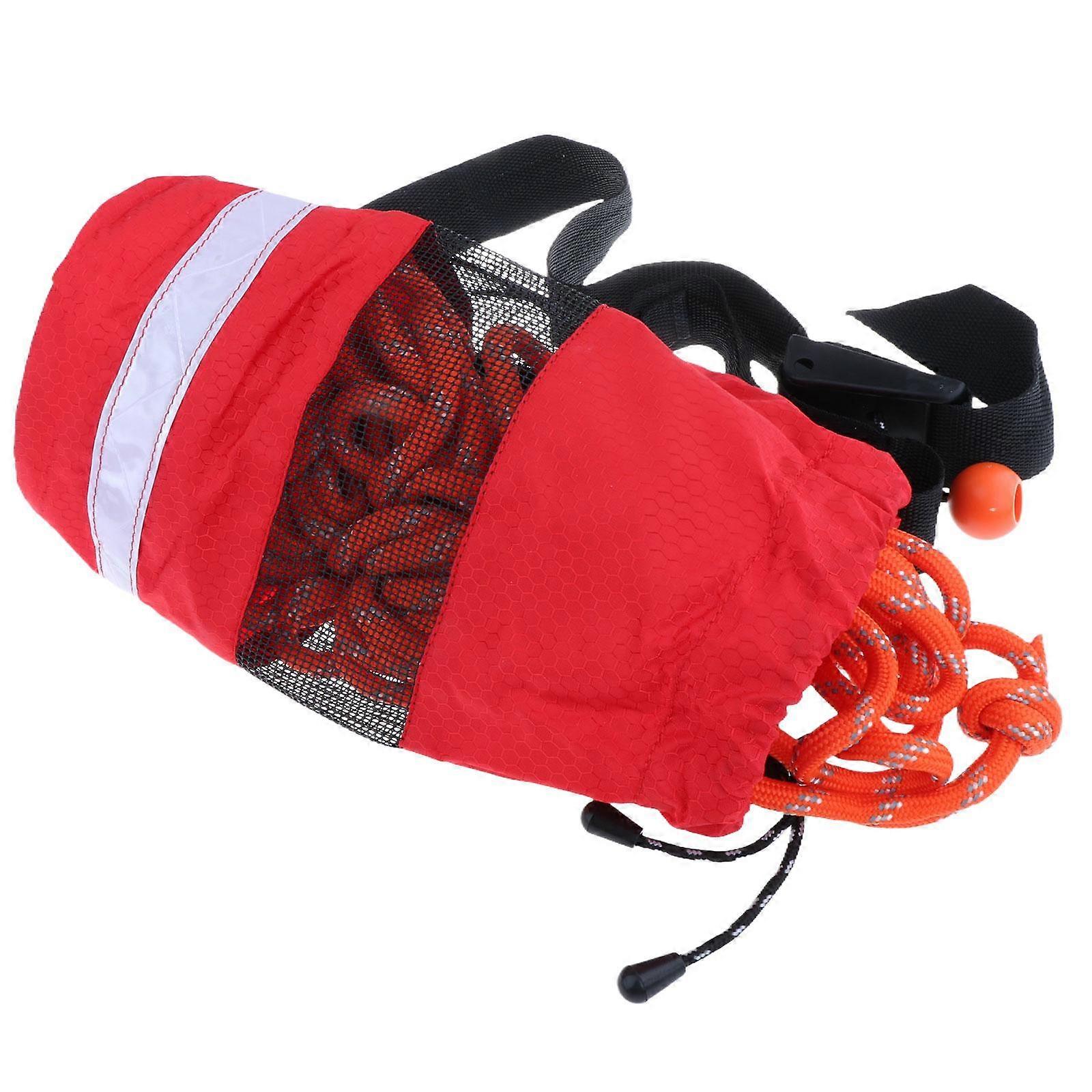 Water Throwable Rope Throw Bag Floating Throwing Line Reflective Drifting