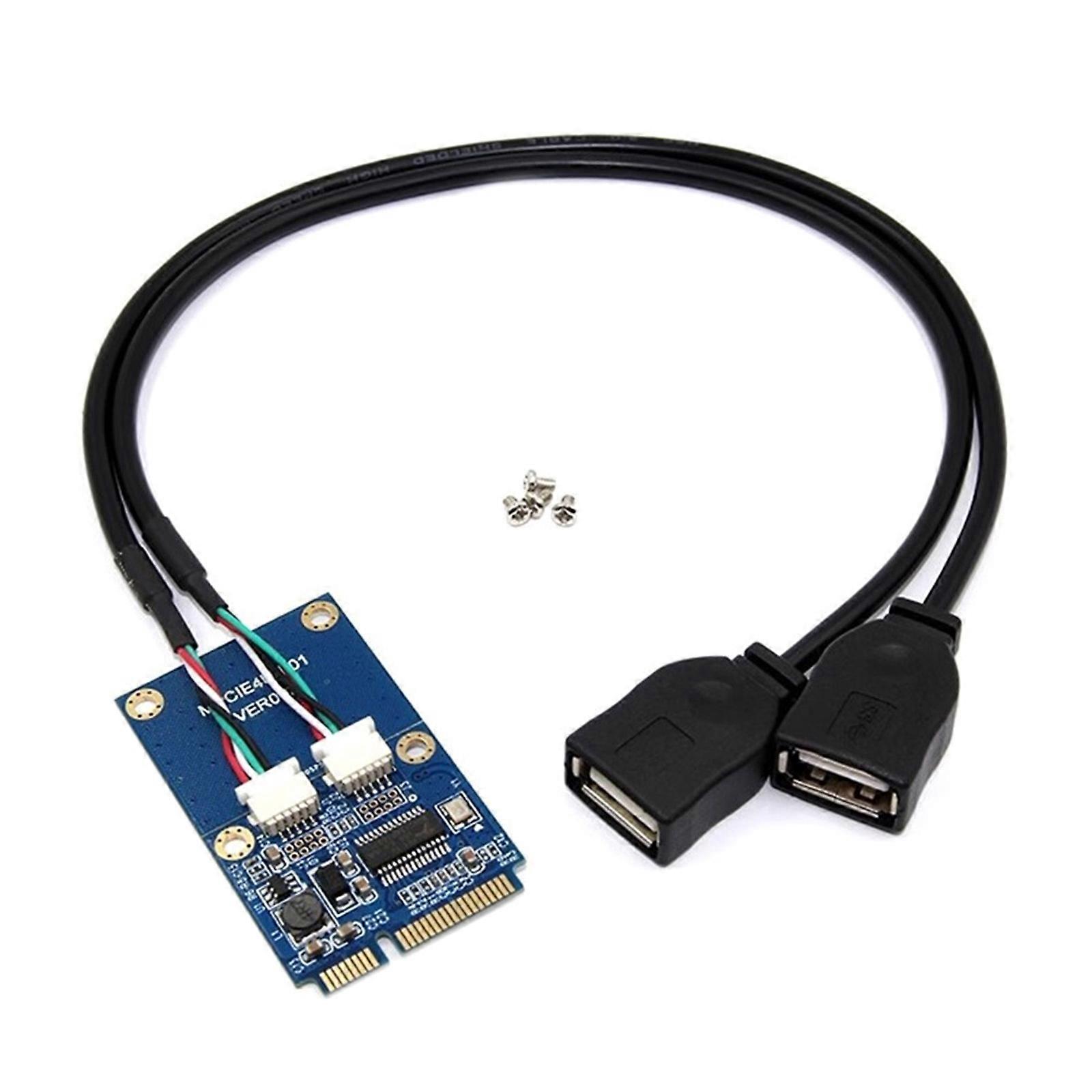 Small Pcie To Usb Adapter Laptops Small PCIE to USB2.0 Expansion Converter For Small Pcie Interfaces Mainboards Laptops