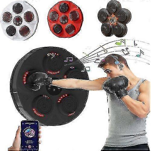 音楽付きの電子壁掛けボクシングマシン、ホームジムフィットネストレーニング用のスマートLEDサンドバッグ