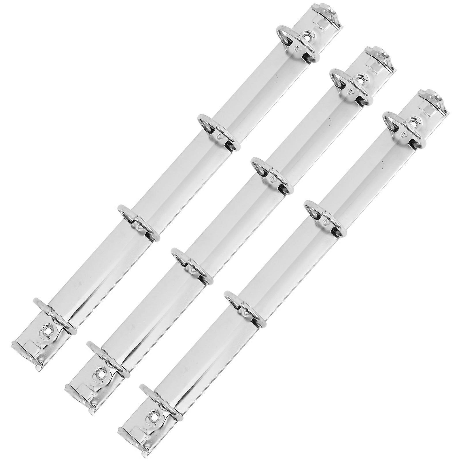 3pcs Loose Leaf Binder Clips Spine Inserts for Notebook Binding – Lightweight, Easy Page Addition and Removal