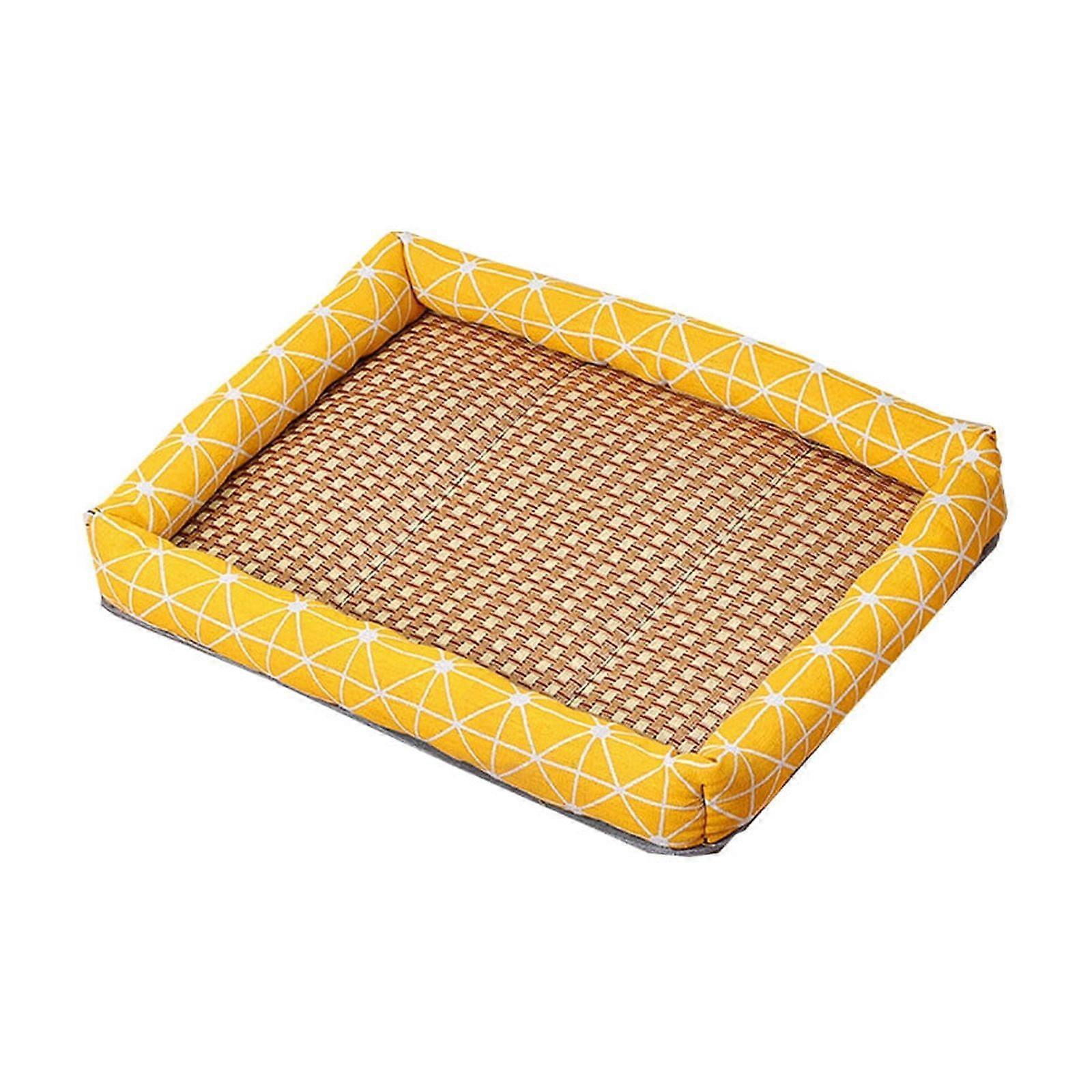 Χαλάκι σκύλου Pet Cool Off Mat για σκύλους Γάτες-Ice Silk Dog Cool Off Mats Φορητό πλενόμενο κατοικίδιο ζώο Cool Off κουβέρτα για ρείθρο/καναπέ/κρεβάτι/πάτωμα/καθίσματα αυτοκινήτου