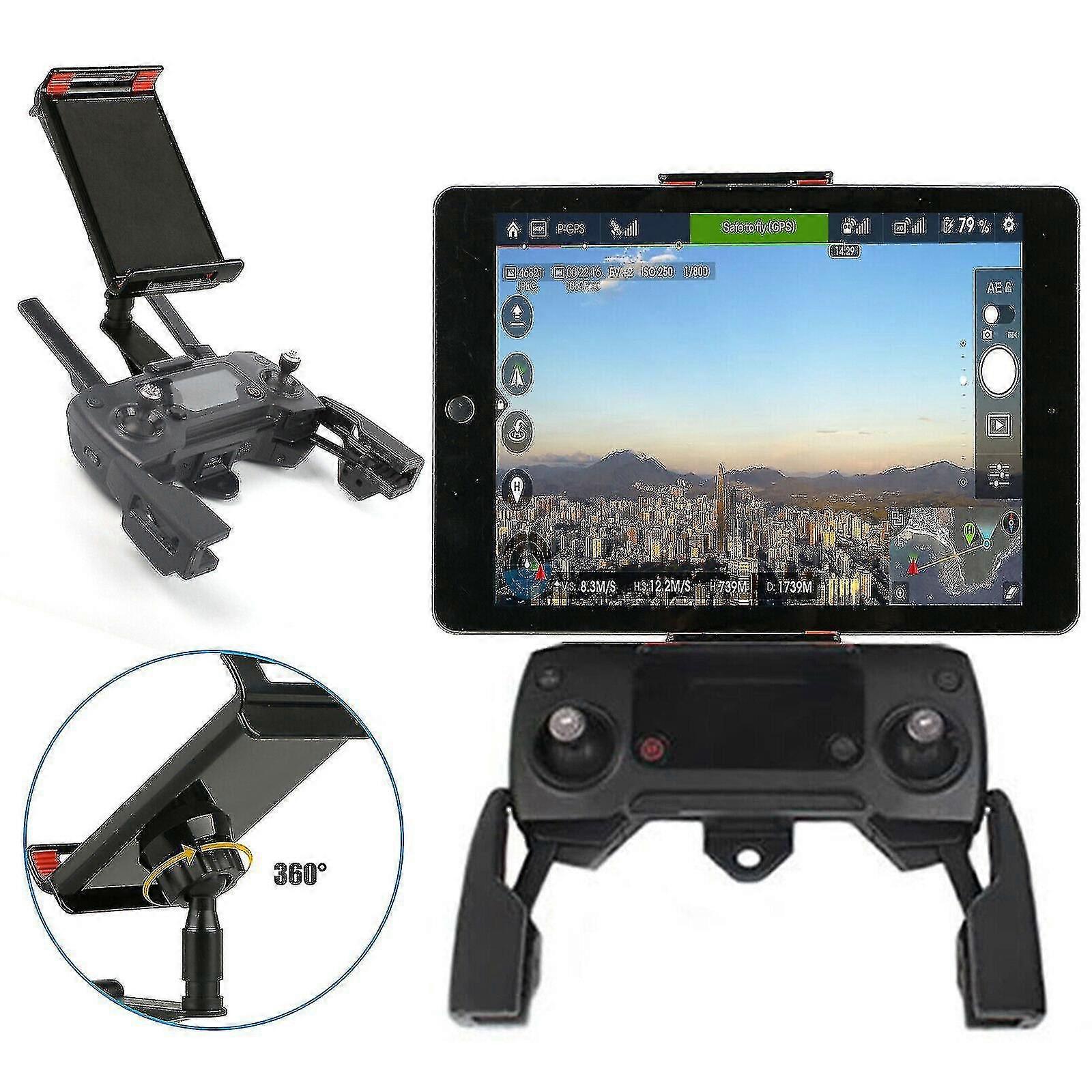 Suporte ajustável para tablets e celulares de 4 a 12 polegadas para controle remoto do drone DJI Mavic Pro.