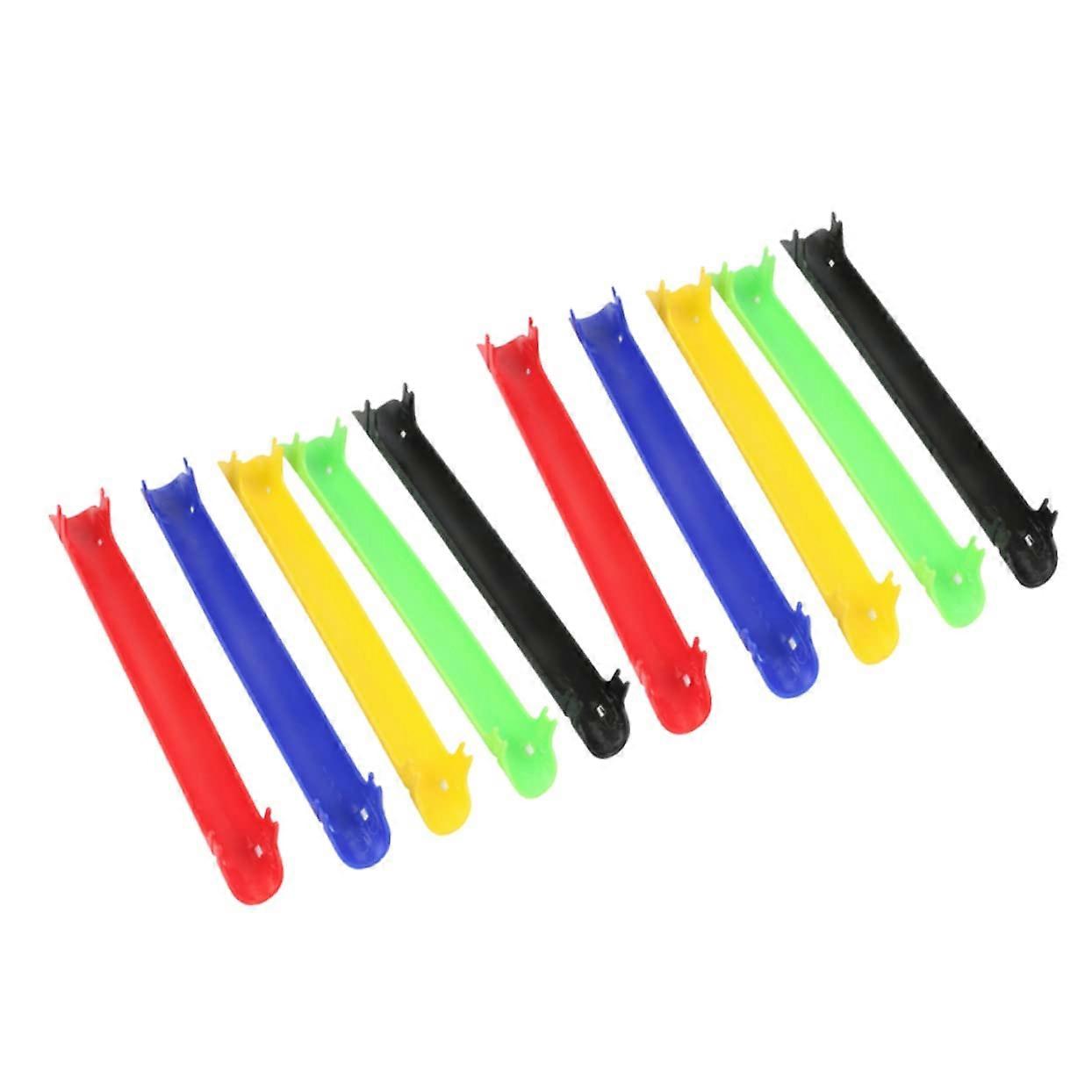 10 pieces bicycle chain stickers Useful chain protection for mountain bike Random colors Reusable and Protects your bicycle chain