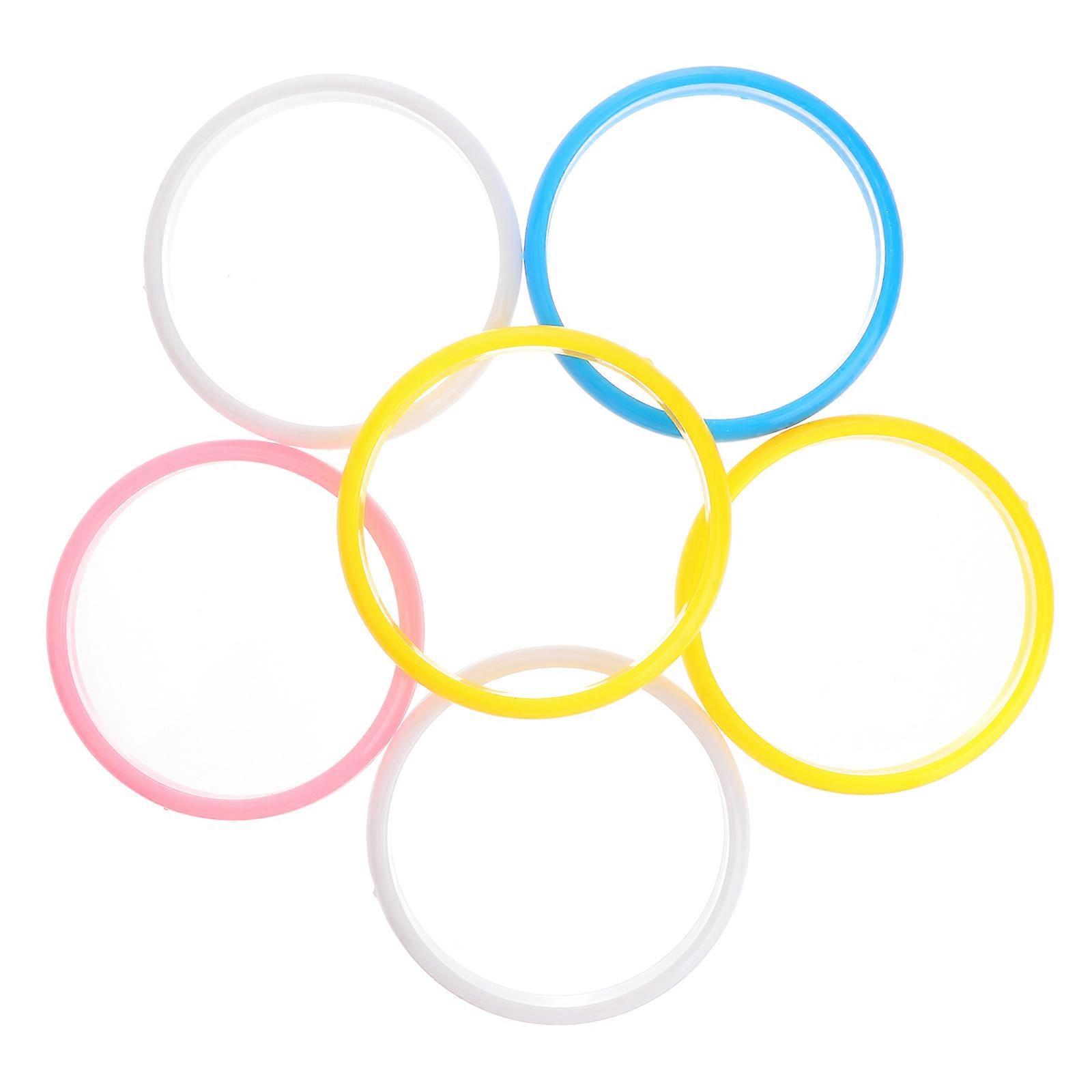 Gras Celebration Set, Trendy Plastic Bangles Designed for Versatile Wear