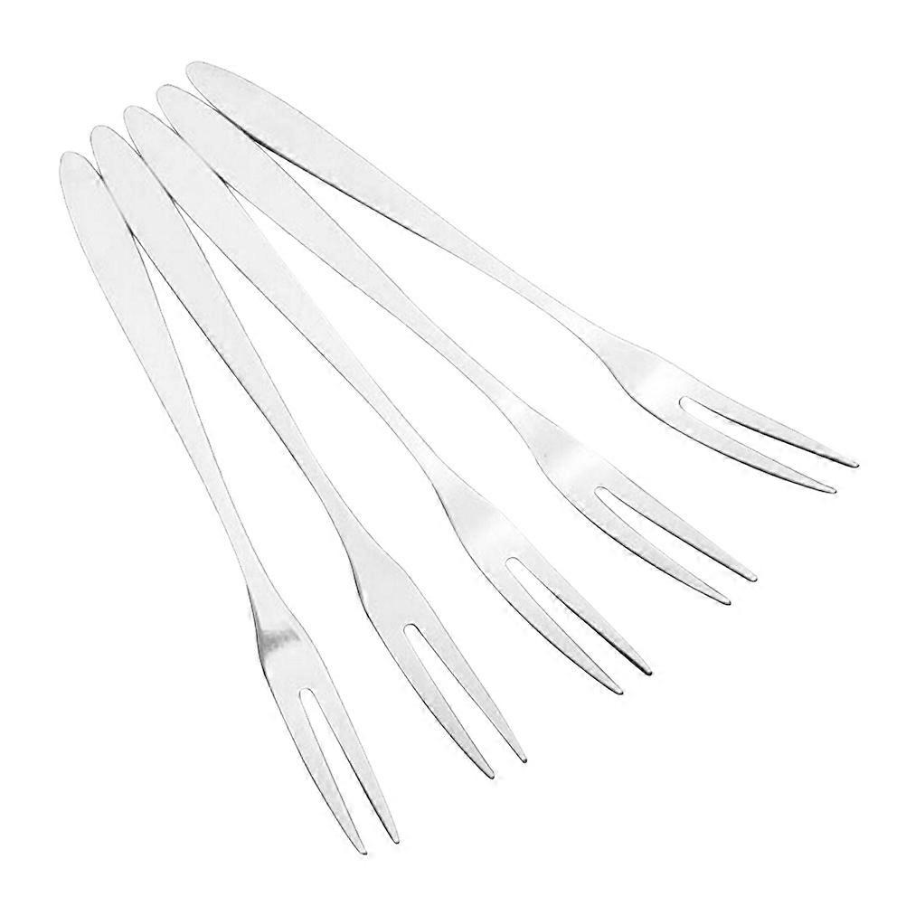 Fruit Serving Forks, Sleek Lines and Smooth Finish for Modern Dining