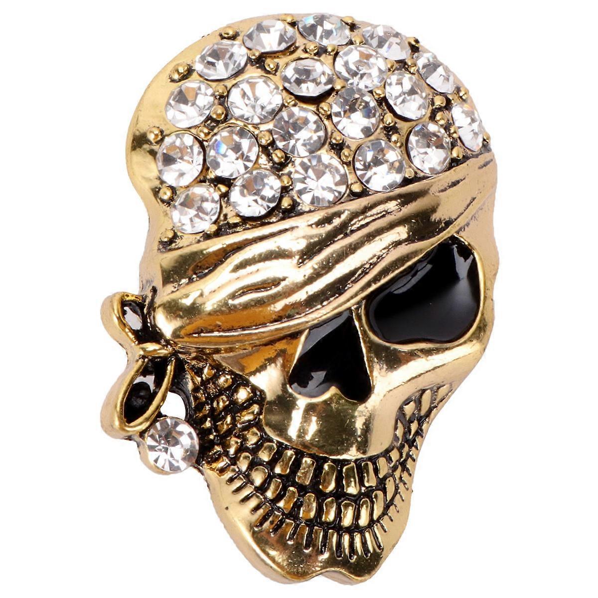 هالوين دبوس دبابيس الزينة نمط الرجعية للنساء الرجال ذهبي 4.8X3.5 سنتيمتر خلق جو الحفلة 1 حزمة