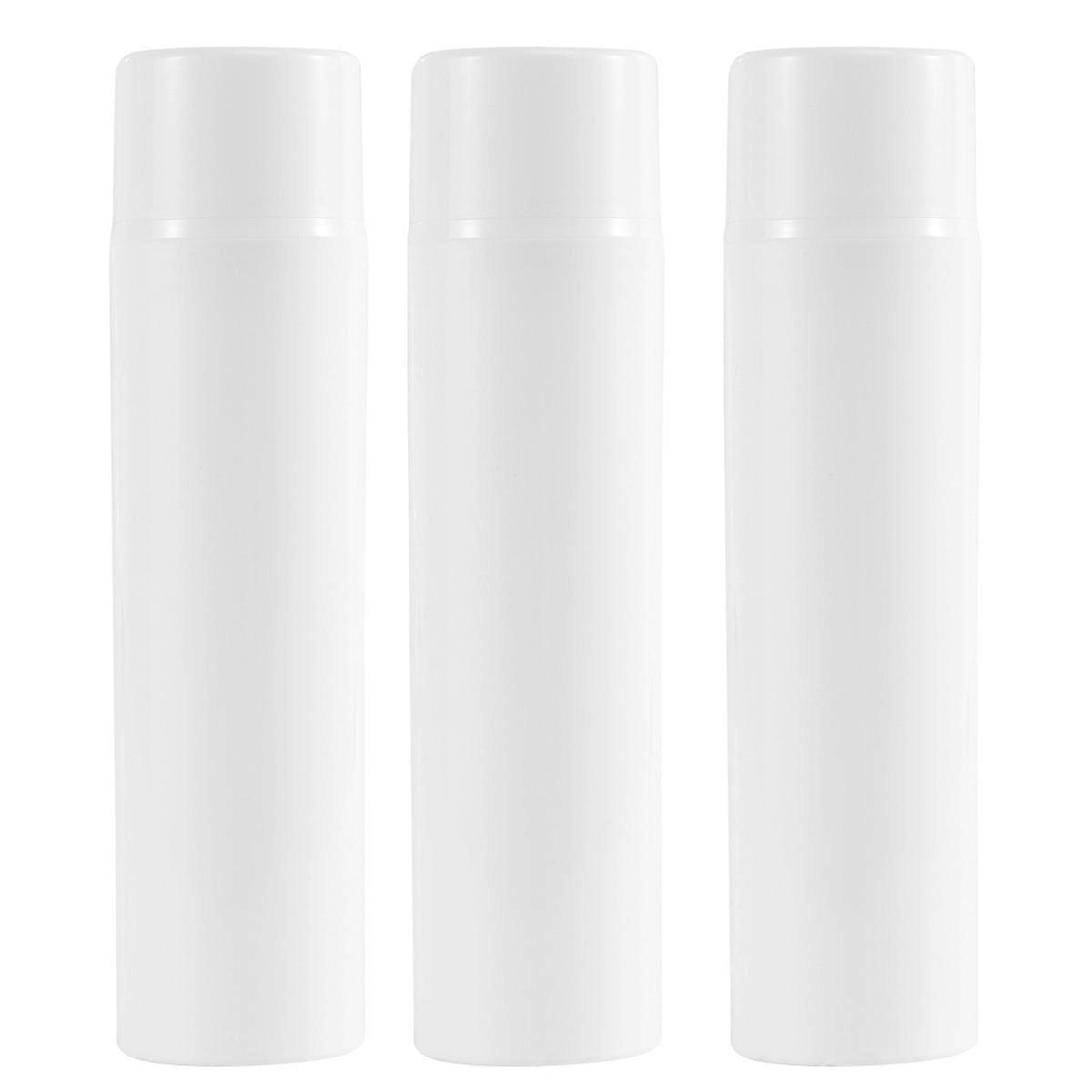 3pcs Refillable Plastic Dispenser Bottles for Travel & Home – Durable Subpackaging Containers for Shampoo, Lotion and More