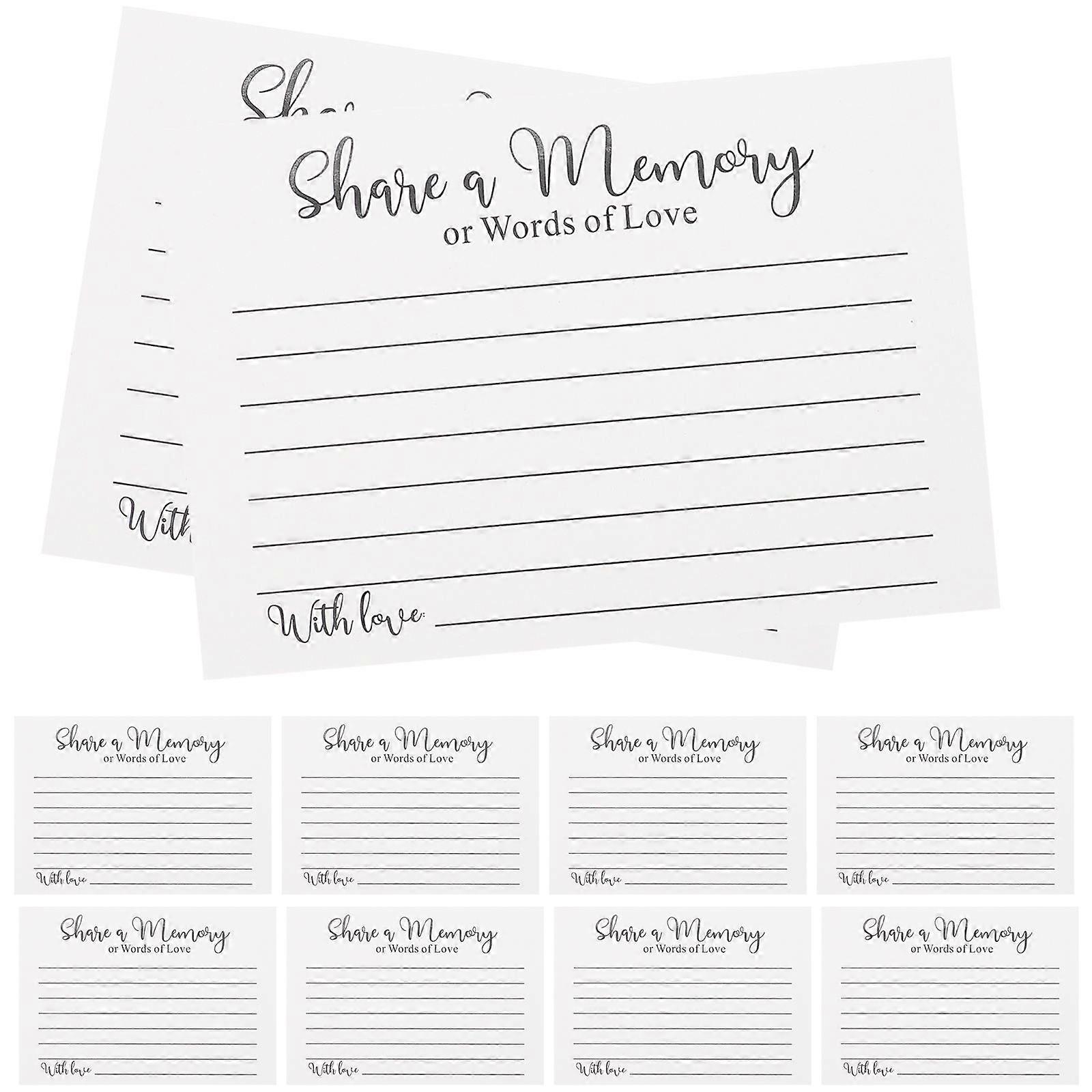 Cards Congratulation Blessing Cards Wedding Cards Minimalist Design Rectangular Assorted Color 15x10cm Writing Wishes 50Pcs