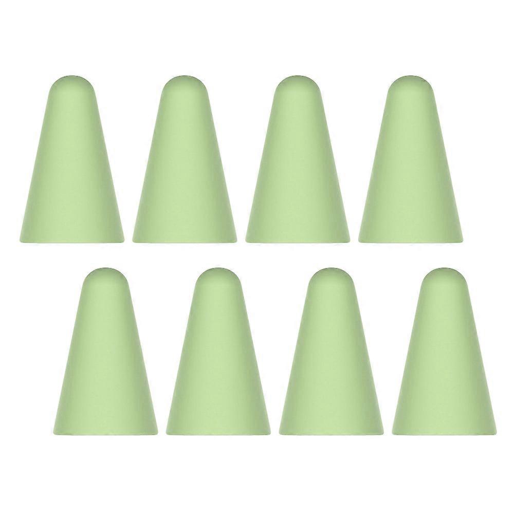 Pen Protector 8PCS Light Green Stylus Cover Cylindrical Cap Standard Size Compatible With Apple Pencil 1 2 Screen Accuracy Improvement