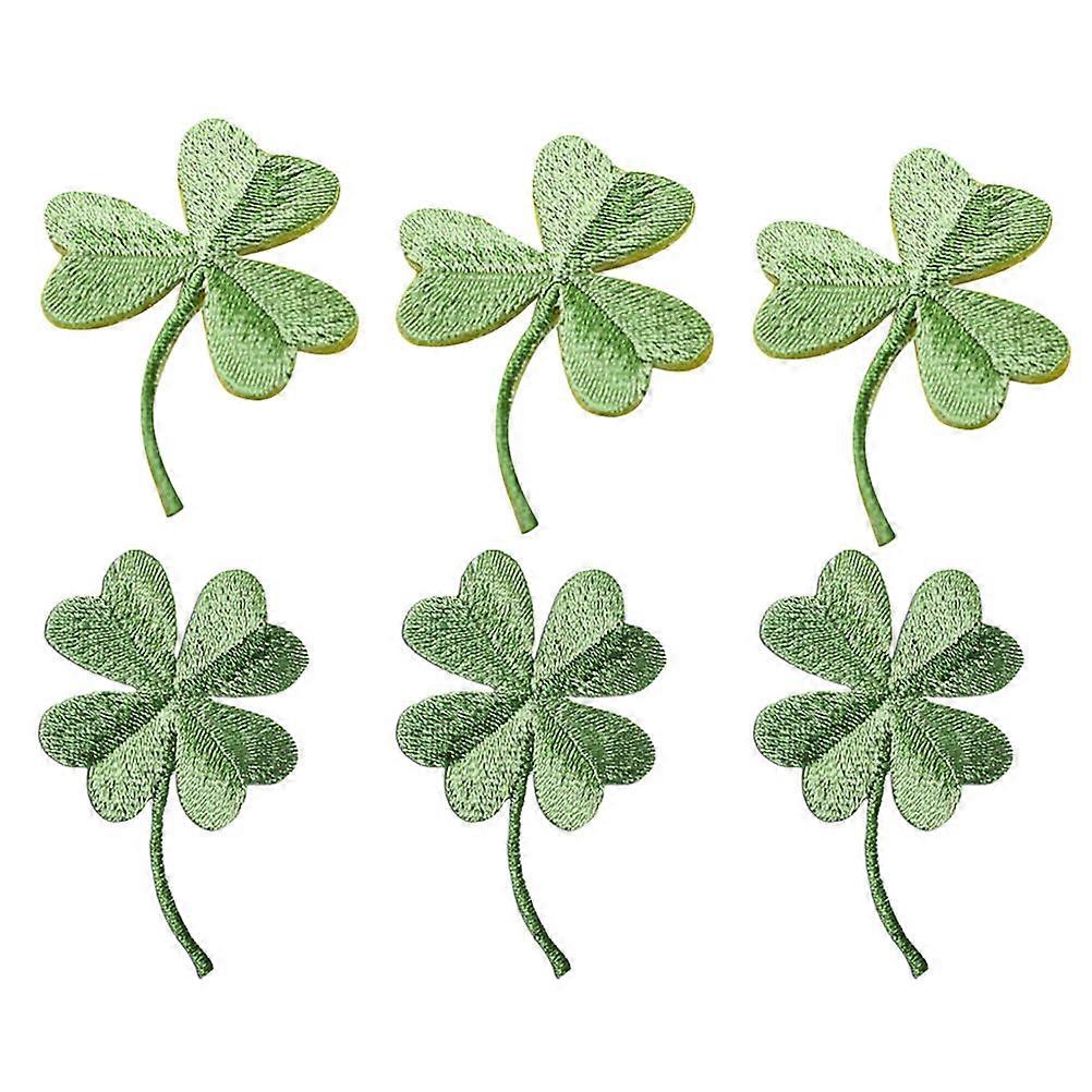 Pants Patch Embroidered Patches Iron-On for DIY Projects 6Pcs