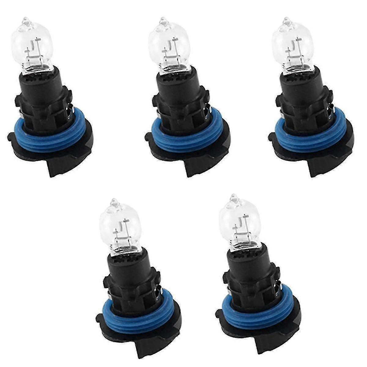 5Pcs Front Daytime Running Light Bulb with Base for 3008 5008 C5 12V 24W 6216F6 89072904 PH24W
