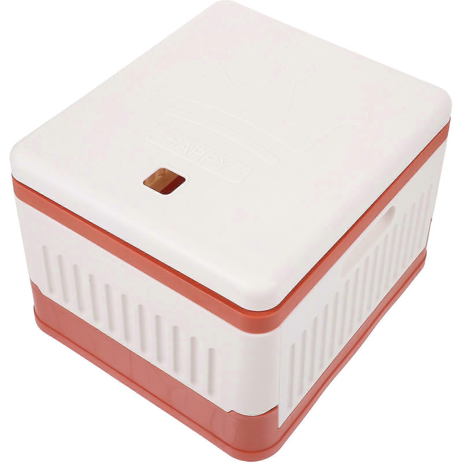 Collapsible Toilet Outdoor Activities Physiological Solution Red 25.00X21.00X17.00CM 1Pack